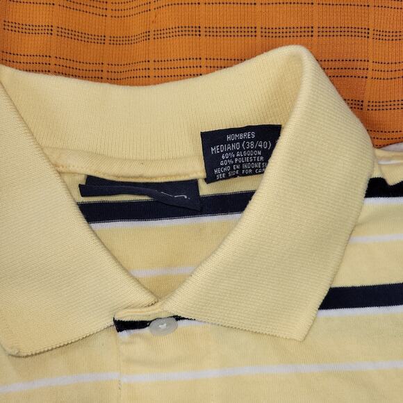 Lot of Polo Shirts Mens Sz Medium Y2k Grunge Preppy School University College - Picture 6 of 9